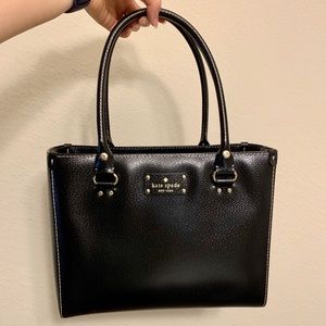 Kate Spade Leather Handbag in Black